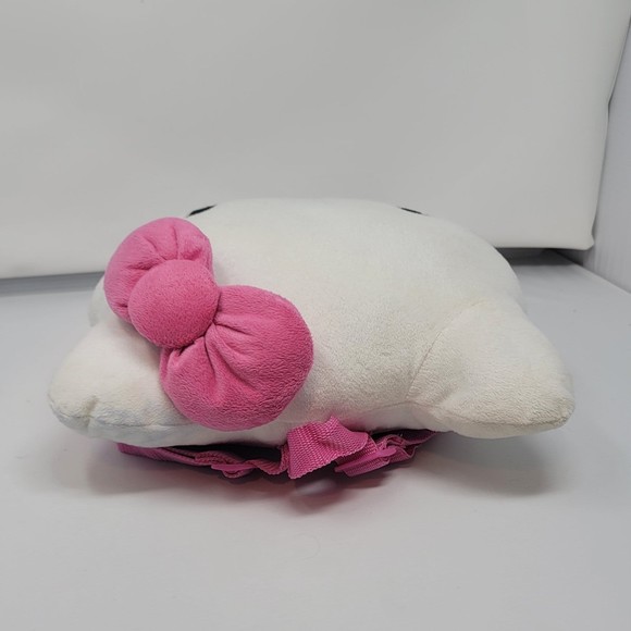 Hello Kitty Sanrio Plush Backpack Face 2012 y2k kawaii pink white - Picture 5 of 11